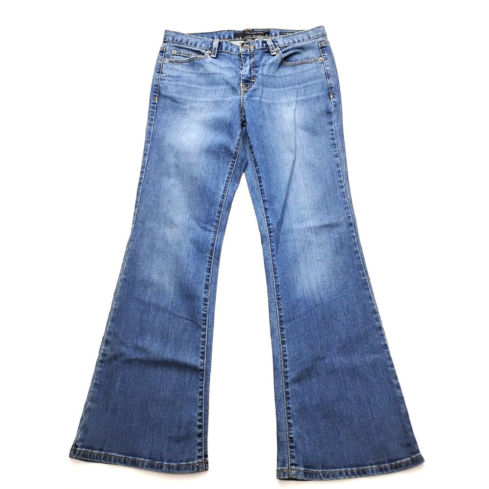 Calvin‎ Klein Flare Fit Jeans Womens Size 10 fits 32x31 Vintage Mexico